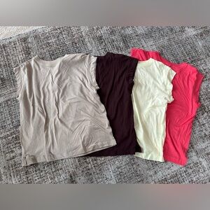 A New Day extended shoulder tees xs